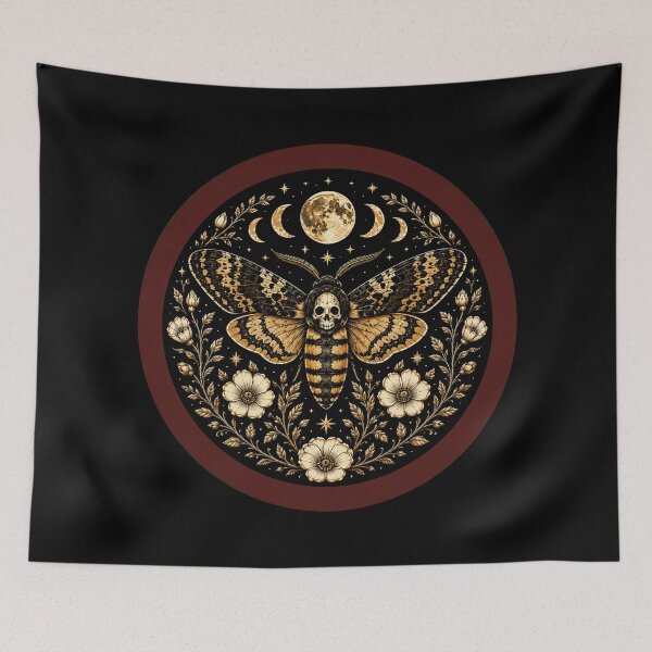Item preview, Death Head Moth Celestial Aesthetic designed and sold by Eh Plus Designs.