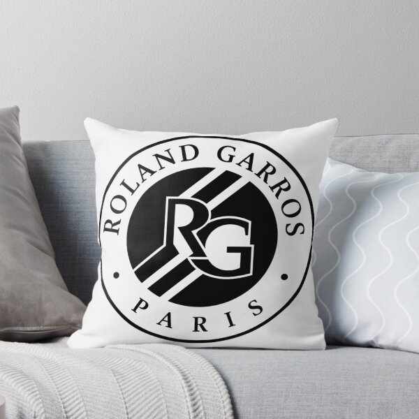 Item preview, Roland Garros Paris Black and White Circular Tennis Crest designed and sold by Holy-Verse.