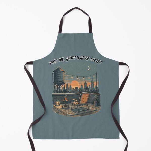 Item preview, Rooftop Quiet – Urban Evening Escape Art designed and sold by QuietlyBecoming.