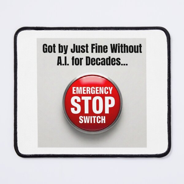 Item preview, Before A.I. Arrived? - Emergency Stop Switch designed and sold by Emergency Stop Switch.