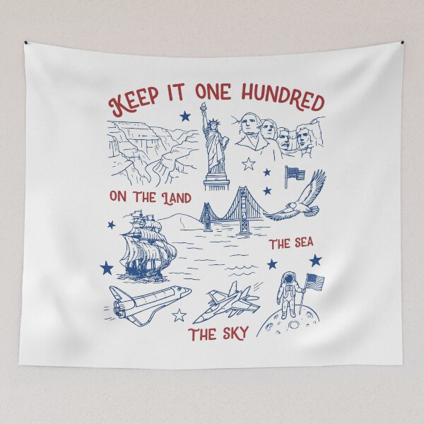 Item preview, Keep It One Hundred On The Land The Sea The Sky designed and sold by Regainbara.