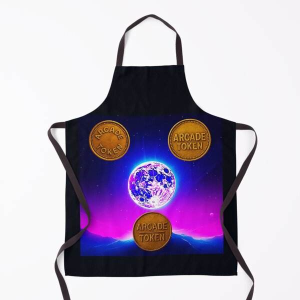 Item preview, ❇️ INSERT COIN TO CONTINUE COLLECTION ❇️ -  Arcade Token – Moonrise Horizon Edition designed and sold by WheelieGdArt.