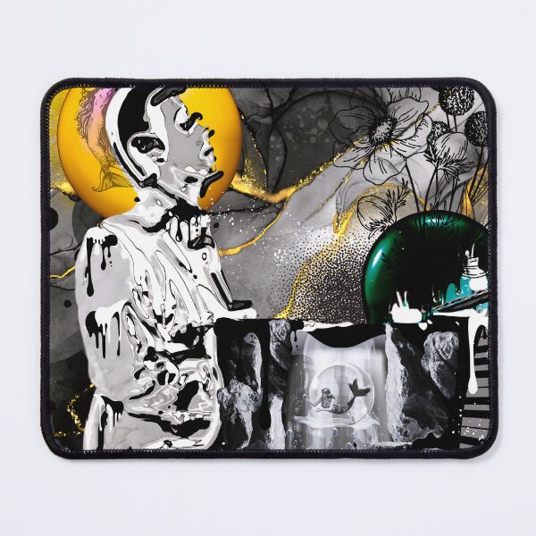 Item preview, Melting Pianist Surrealist Musical Vision Art Poster designed and sold by AXENT Designs.