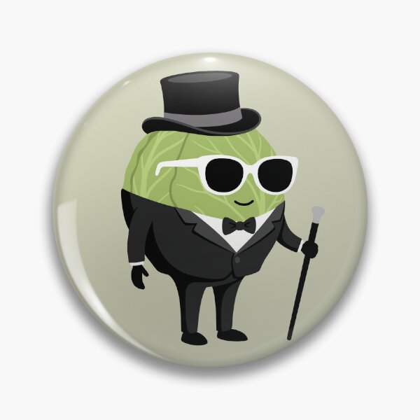 Item preview, Cabbage Gentleman Flat designed and sold by White Rim Mates.