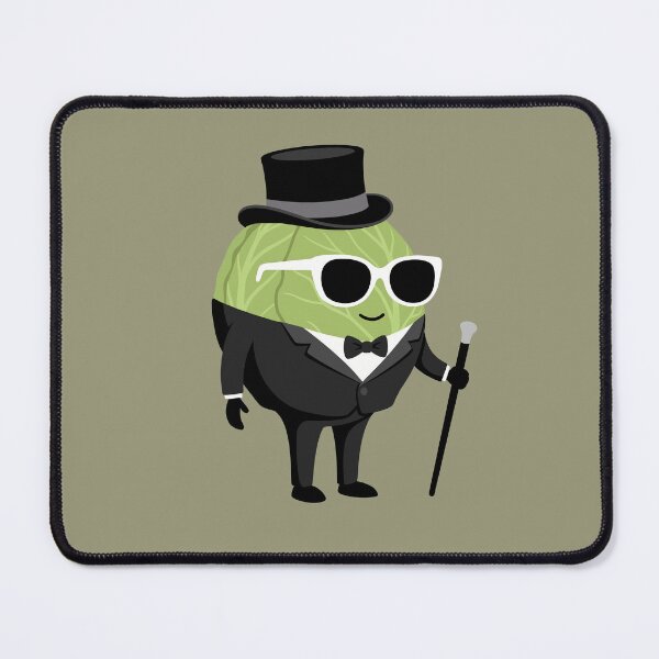 Item preview, Cabbage Gentleman Flat designed and sold by White Rim Mates.