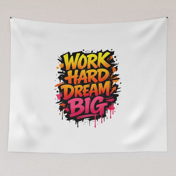 Item preview, Work Hard Dream Big designed and sold by Clauxel.