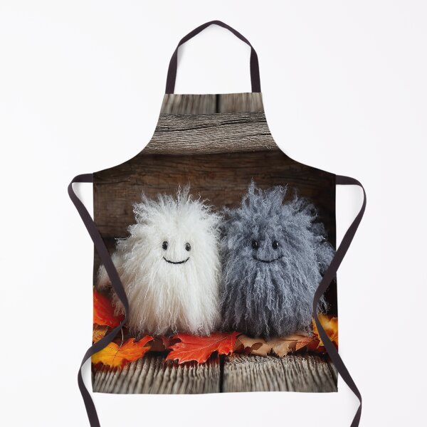 Item preview, Two Cute Fluffy Monsters in Autumn Woods designed and sold by colorful-white.