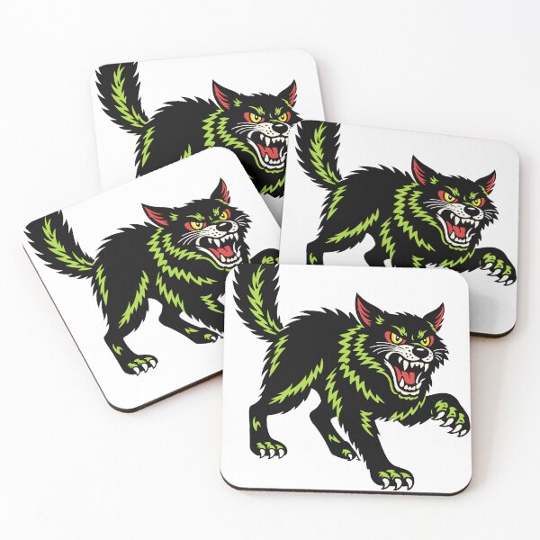 Item preview, Aggressive Neon Green Werewolf Wolf designed and sold by Matinez Pink.