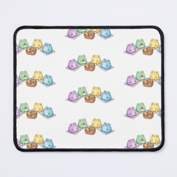 Item preview, Pastel Kawaii Frogs Picnic - Cute Sticker designed and sold by AidaAviles.