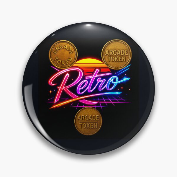 Item preview, ❇️ INSERT COIN TO CONTINUE COLLECTION ❇️ -  Arcade Token - Retro Edition designed and sold by WheelieGdArt.