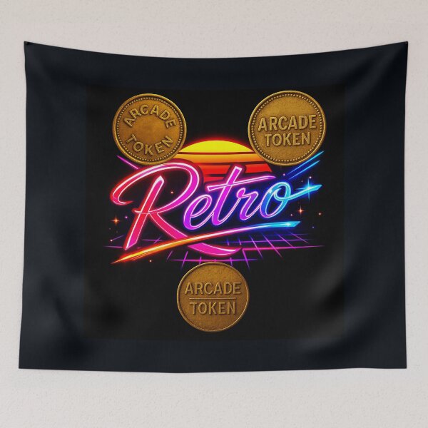 Item preview, ❇️ INSERT COIN TO CONTINUE COLLECTION ❇️ -  Arcade Token - Retro Edition designed and sold by WheelieGdArt.