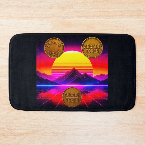 Item preview, ❇️ INSERT COIN TO CONTINUE COLLECTION ❇️ -  Arcade Token – Sunset Horizon Edition V1 designed and sold by WheelieGdArt.