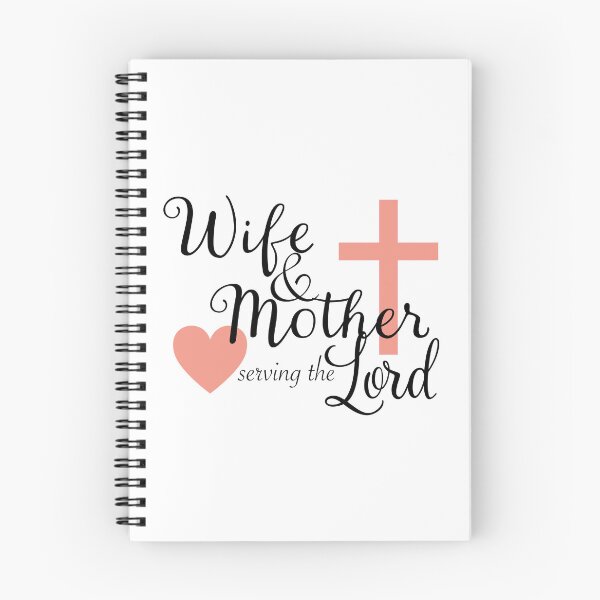Item preview, Wife & Mother serving the Lord designed and sold by The Trad Dream.
