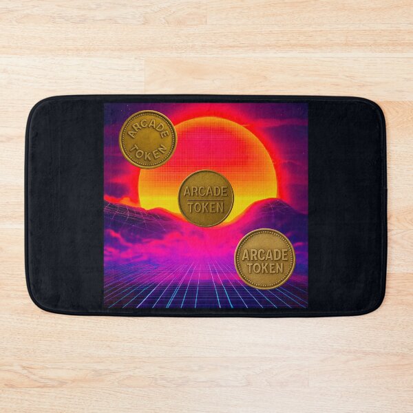 Item preview, ❇️ INSERT COIN TO CONTINUE COLLECTION ❇️ -  Arcade Token – Sunset Horizon Edition v2 designed and sold by WheelieGdArt.