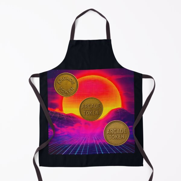 Item preview, ❇️ INSERT COIN TO CONTINUE COLLECTION ❇️ -  Arcade Token – Sunset Horizon Edition v2 designed and sold by WheelieGdArt.