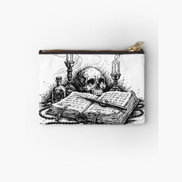 Item preview, Occult Altar Spell Book Skull and Candles designed and sold by Matinez Pink.