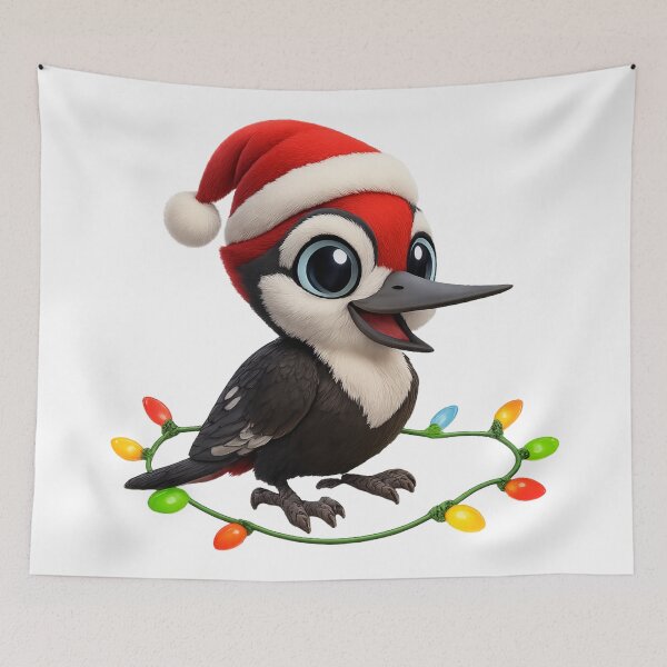 Item preview, Christmas Pileated Woodpecker designed and sold by Sillytoe.
