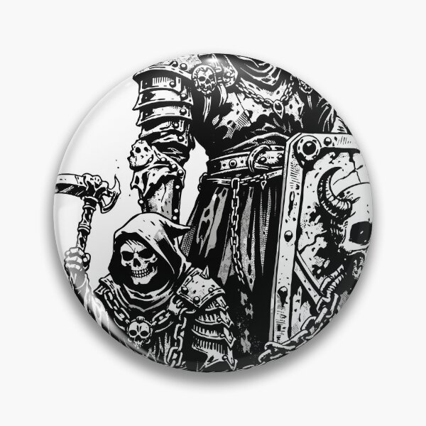 Item preview, Grim Reaper holding Scythe Grungy Illustration designed and sold by Matinez Pink.