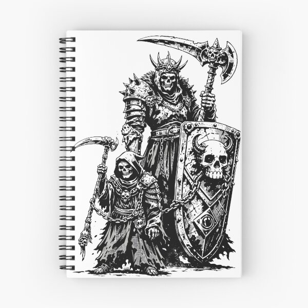 Item preview, Grim Reaper holding Scythe Grungy Illustration designed and sold by Matinez Pink.