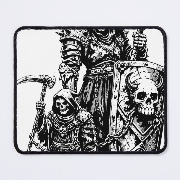 Item preview, Grim Reaper holding Scythe Grungy Illustration designed and sold by Matinez Pink.