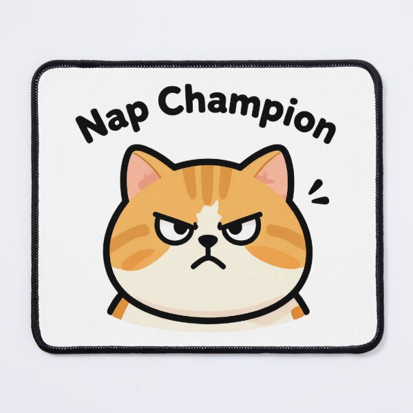 Item preview, Nap Champion Grumpy Cat designed and sold by CodeDragon Designs.