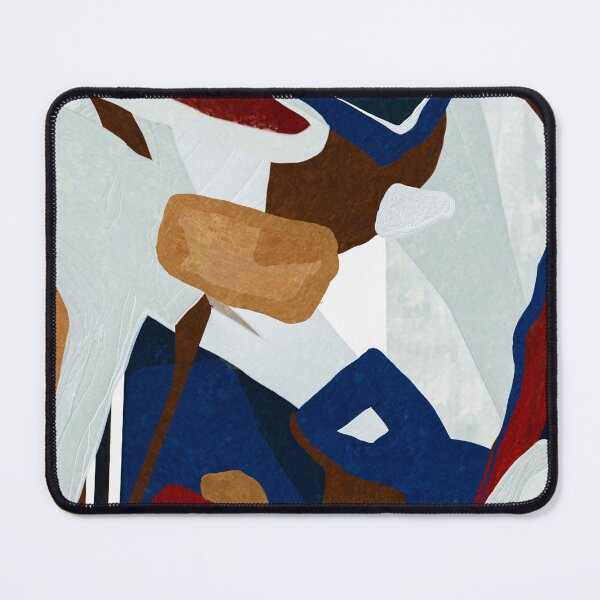 Item preview, Navy Ochre Mosaic  designed and sold by Artpiphany.