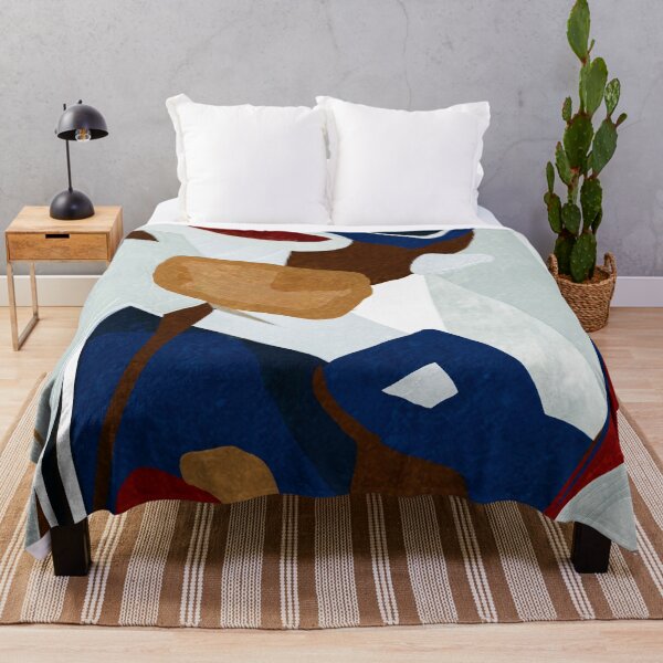 Item preview, Navy Ochre Mosaic designed and sold by Artpiphany.