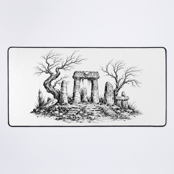 Item preview, Ancient Stone Pillars and Dead Trees designed and sold by Matinez Pink.
