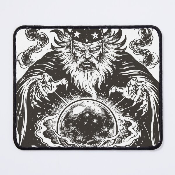 Item preview, Mystic Wizard Fortune Teller and Crystal Ball designed and sold by Matinez Pink.