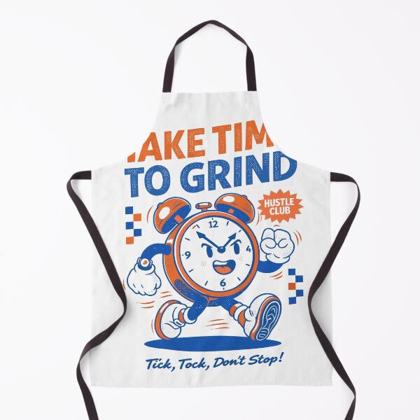 Item preview, Take Time To Grind Running Alarm Clock Cartoon designed and sold by Matinez Pink.