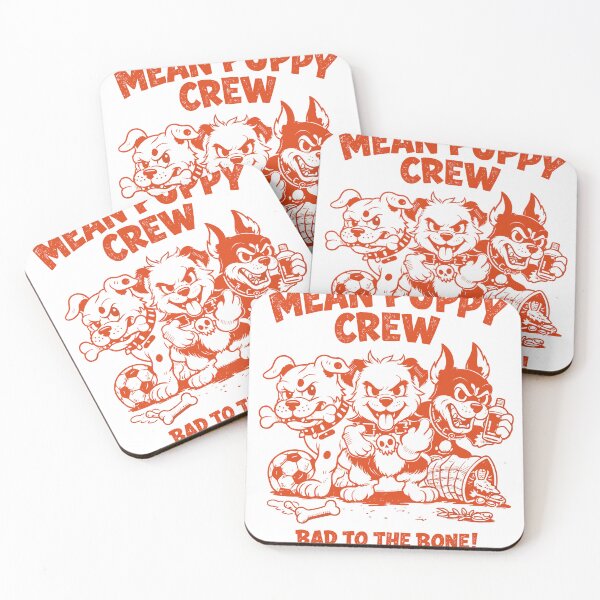 Item preview, Mean Puppy Crew Bad To The Bone Puppies designed and sold by Matinez Pink.