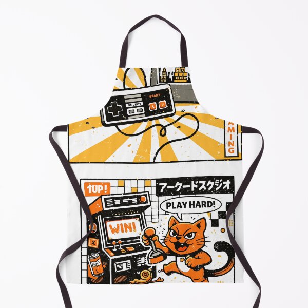Item preview, Retro Gaming and Arcade Cat High Score Poster Duo designed and sold by Matinez Pink.