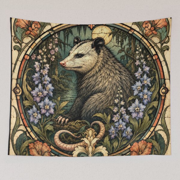 Item preview, July Larkspur Opossum Magic designed and sold by scicilysimonee.