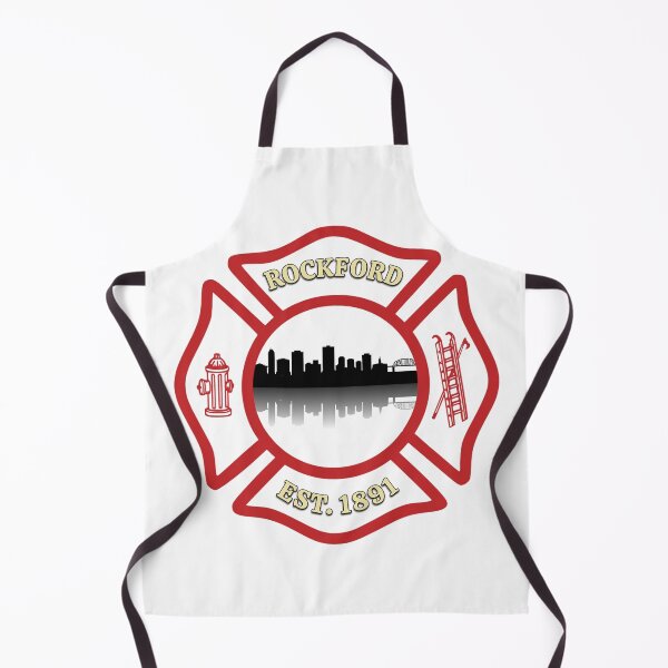 Item preview, Rockford Fire Department Maltese Cross (Transparent Background) designed and sold by BerlinerKatzen.