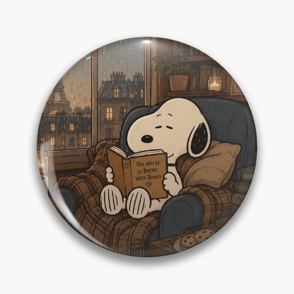 Item preview, In My Book Era Cozy Reading Snoopy designed and sold by iska99.