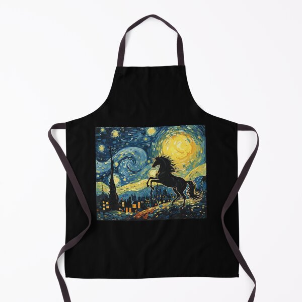 Item preview, Horse Starry Night Van Gogh Art Lover Men Women designed and sold by Littermin.