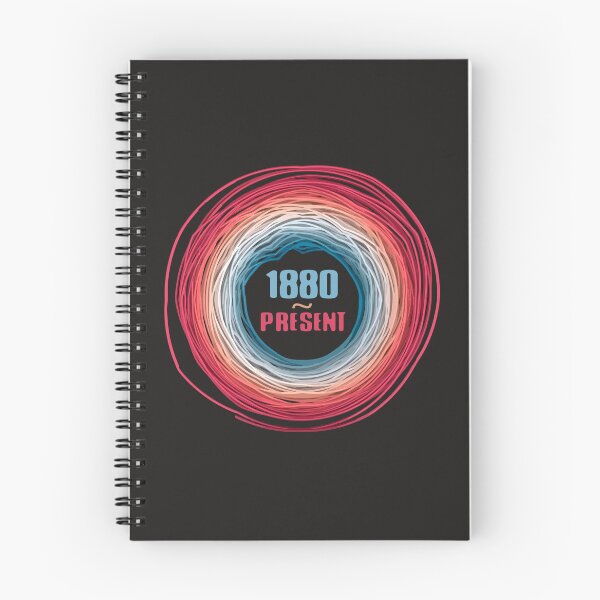 Item preview, Climate Change Stripes - NASA Climate Spiral 1880-Present designed and sold by Frank J. Art.