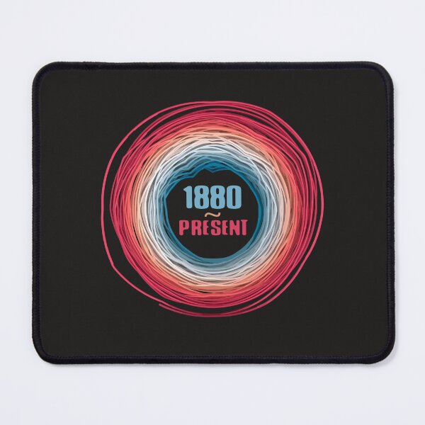 Item preview, Climate Change Stripes - NASA Climate Spiral 1880-Present designed and sold by Frank J. Art.