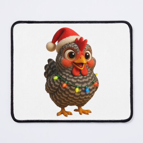 Item preview, Christmas Plymouth Rock Chicken designed and sold by Sillytoe.
