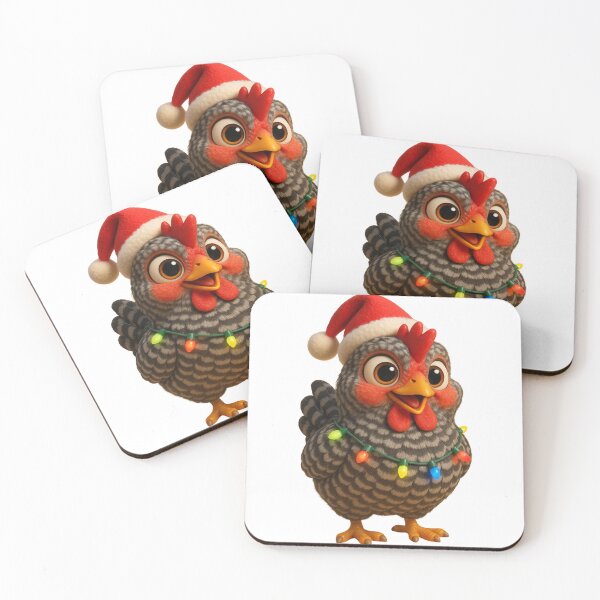 Item preview, Christmas Plymouth Rock Chicken designed and sold by Sillytoe.