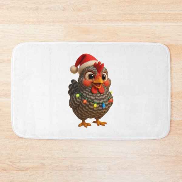 Item preview, Christmas Plymouth Rock Chicken designed and sold by Sillytoe.