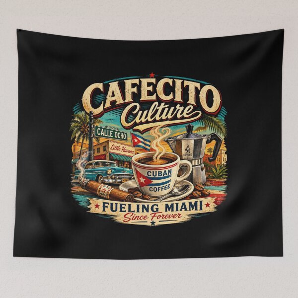 Item preview, Cafecito Culture Fueling Miami Calle Ocho designed and sold by piketo.