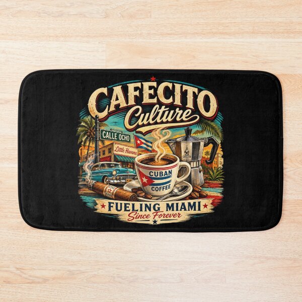 Item preview, Cafecito Culture Fueling Miami Calle Ocho designed and sold by piketo.