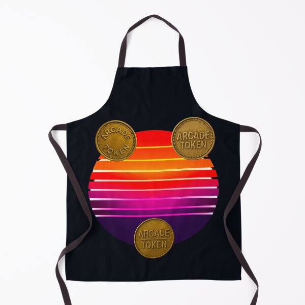 Item preview, ❇️ INSERT COIN TO CONTINUE COLLECTION ❇️ -  Arcade Token – Neon Horizon Edition v2 designed and sold by WheelieGdArt.