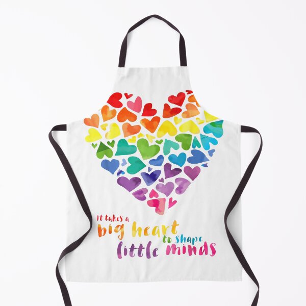 Item preview, It Takes a Big Heart to Shape Little Minds Teacher Gift T-Shirt designed and sold by ‘Nothing Scares Me’ Store.