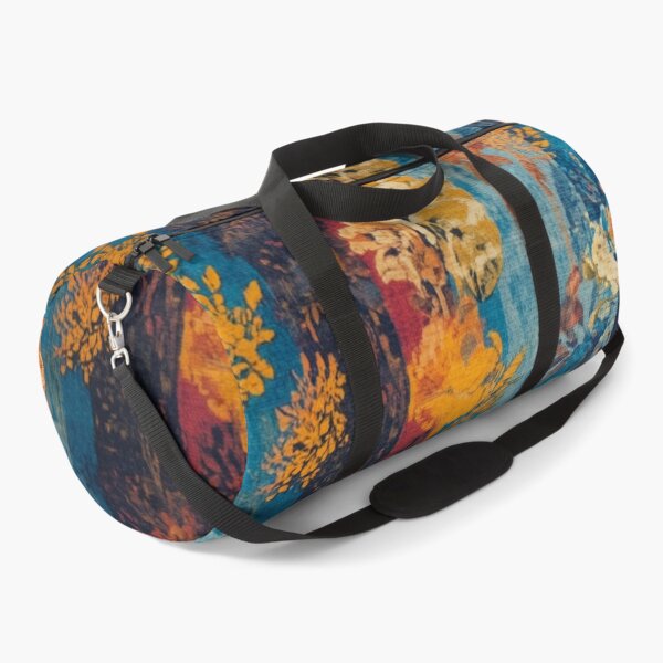 Item preview, Autumnal Stripe: Abstract Floral & Vertical Brushwork Pattern designed and sold by LiveLearnCreate.