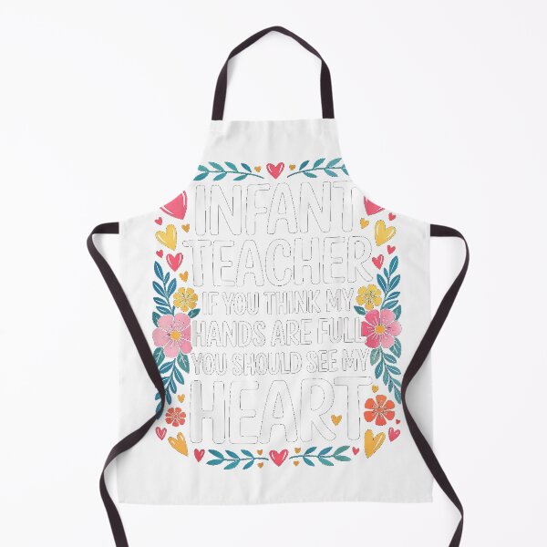 Item preview, Infant Teacher Hands Full Heart Even Fuller - T-Shirt designed and sold by JJLetterDesigns.