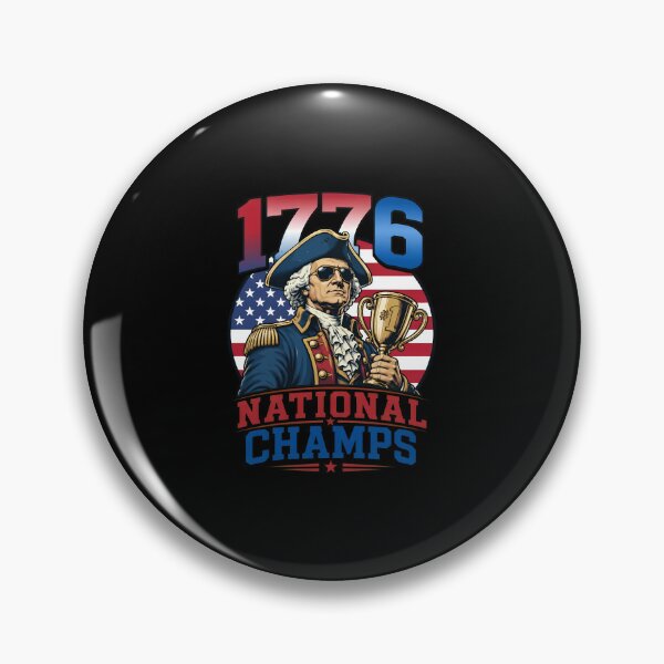 Item preview, 1776 National Champs George Washington Funny Patriotic designed and sold by cass-vale-lab.