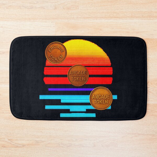 Item preview, ❇️ INSERT COIN TO CONTINUE COLLECTION ❇️ -  Arcade Token – Neon Horizon Edition v3 designed and sold by WheelieGdArt.