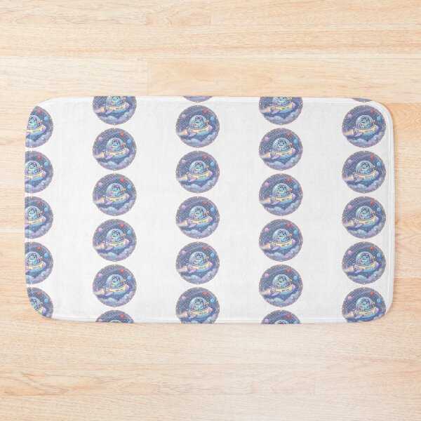 Item preview, Astronaut Frog in Space Rocket - Kawaii Sticker designed and sold by AidaAviles.